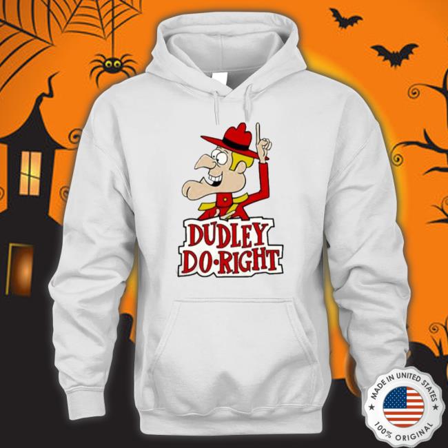Dudley Do Right Rocky And Bullwinkle Red Shirt