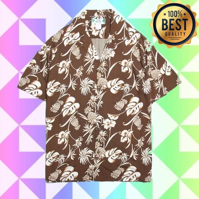 Two Palms Dream Garden Brown Classic Shirt