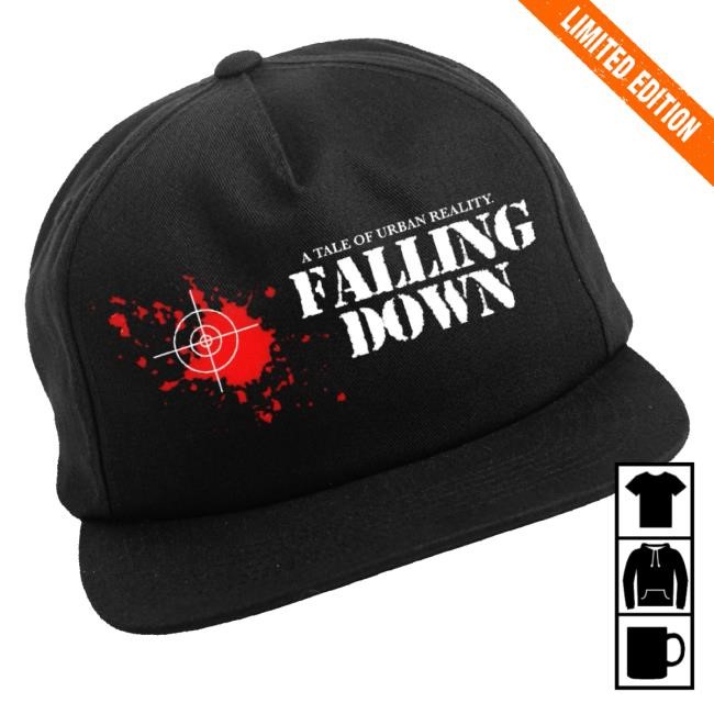 Official Cinema Slime Merch Falling Down Cap Black