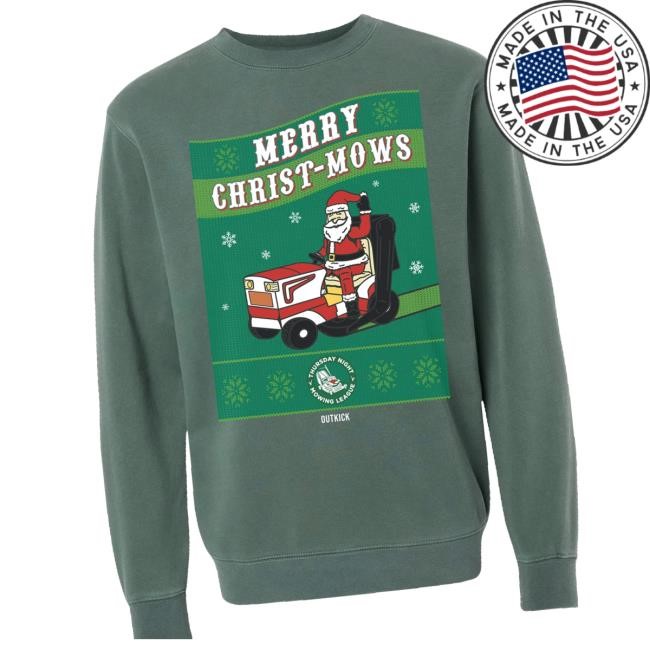 Outkick Merch Store Merry Christmas Pigment-Dyed Shirt