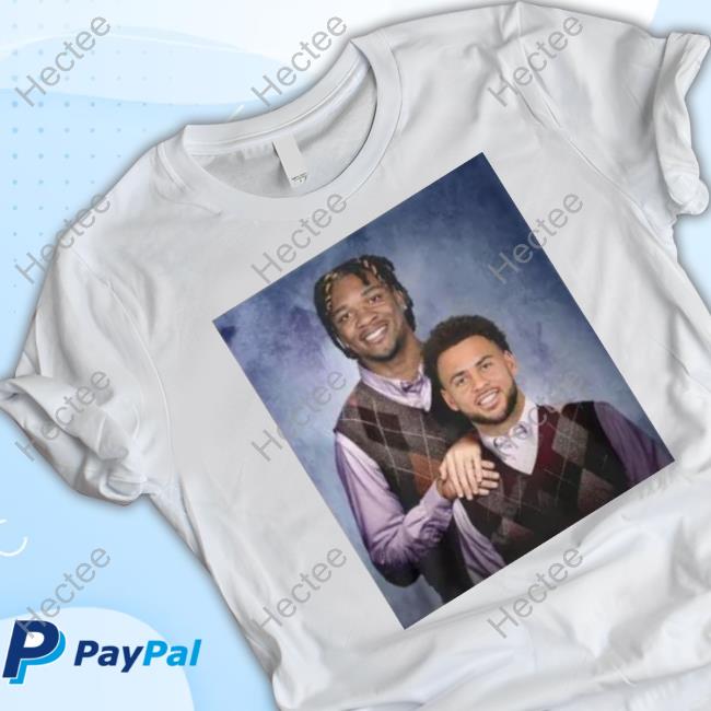 Anthony Richardson And Michael Pittman Jr. Rocking Matching Step Brothers Tank Top