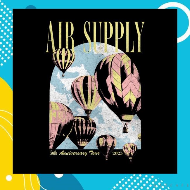 Air Supply 50Th Anniversary Tour Hooded Sweatshirt