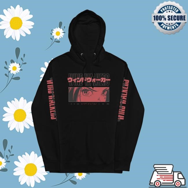 Wind Walkers Store Merch Black Anime T-Shirt