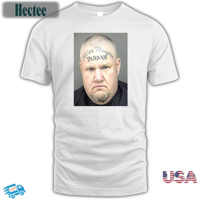 Mug Shot Of The Day Hubert Leverich's Insane Face Hoodie