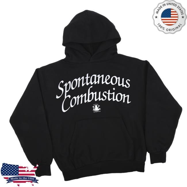 Online Ceramics Merch Store Spontaneous Combustion Black T-Shirt