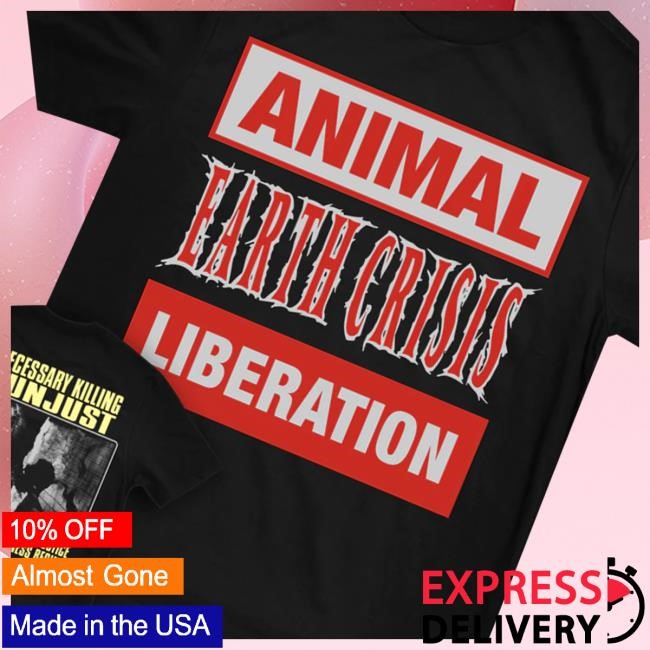 Holy Mountain Printing Store Earth Crisis Animal Liberation Youth T Shirt