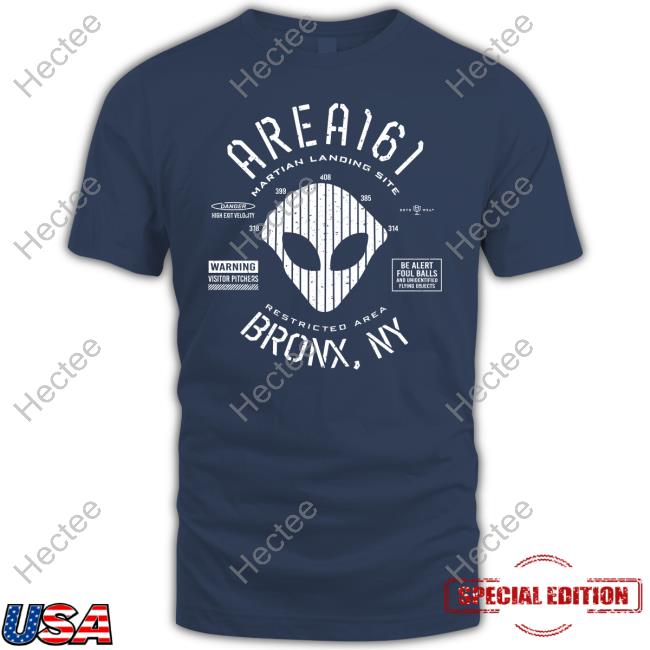 Rotowear Merch Area 161 Martian Landing Site Restricted Area Bronx Ny Shirt