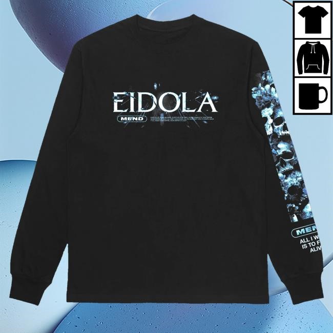 Official Rise Records Merch Eidola Light Black Sweater