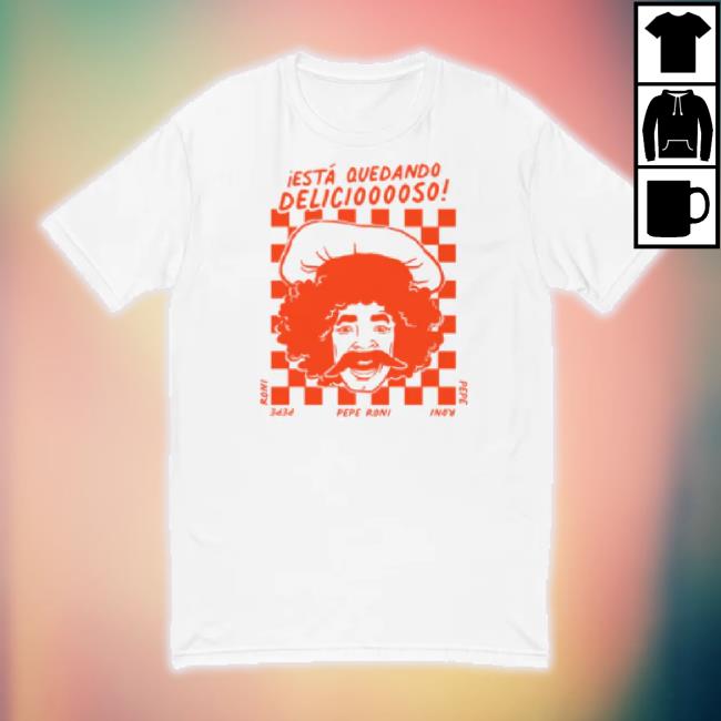 Official 3Pas-Studios Merch Store Pepe Roni Pizza White Sweater 3Pas-Studios Shop