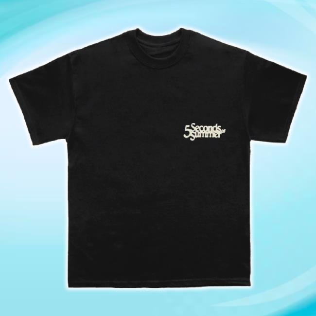 Official 5 Seconds Of Summer Tour Merch Store Take My Hand Itin Black T-Shirt 5Sos Shop