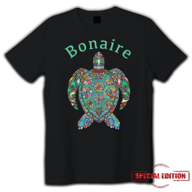 Bonaire Tribal Turtle 2023 shirt
