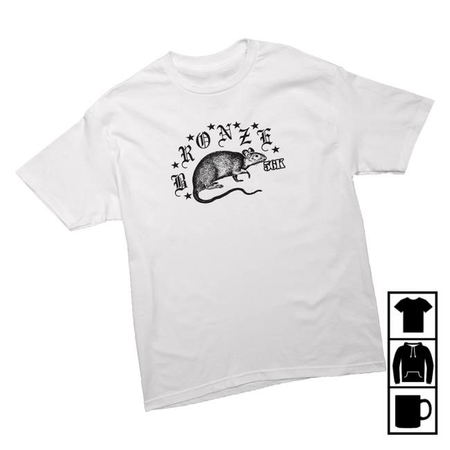 Bronze56k Merch Rodent Hoodie White