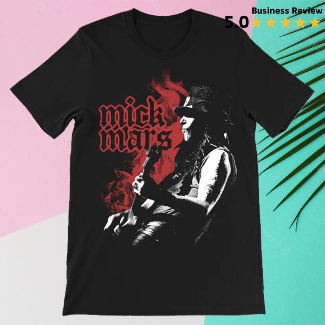 Mick Mars Official Merch Black Fire t-shirt, hoodie, tank top, sweater and long sleeve t-shirt