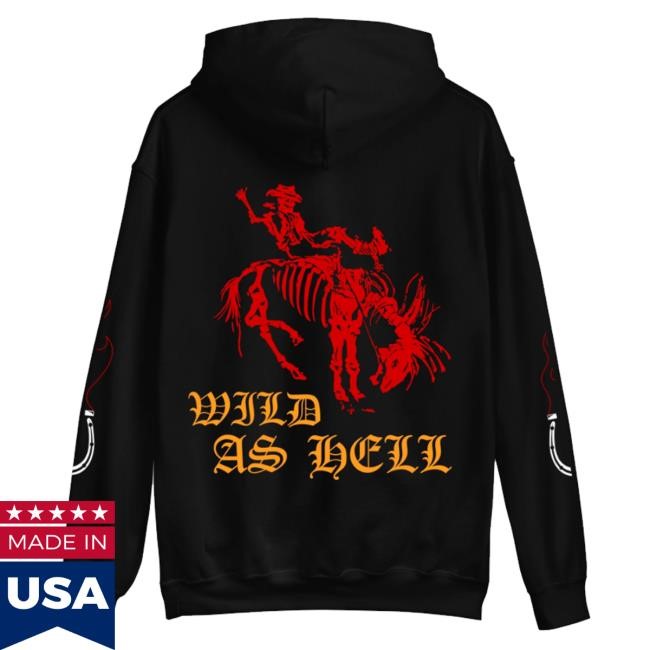Hangovergang Official Store Wild As Hell Funny Shirt