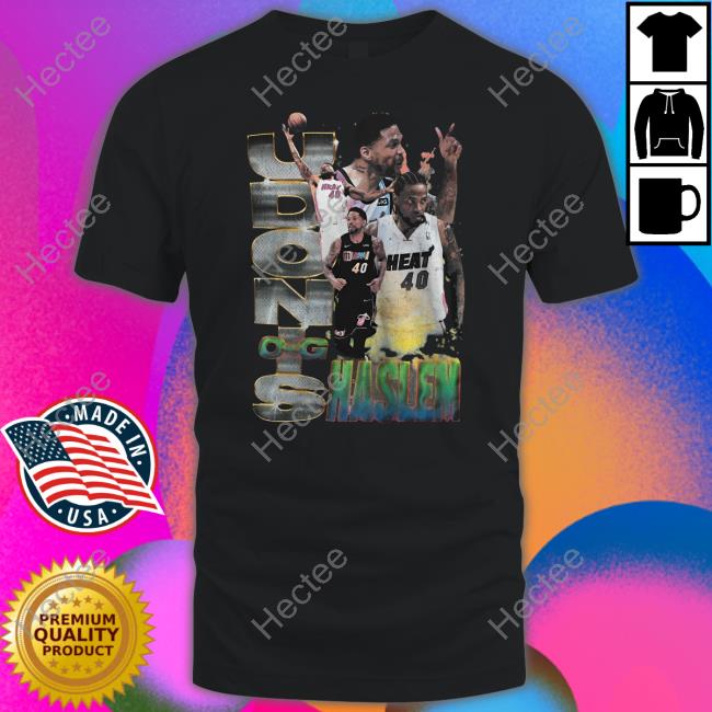 Miami Heat Court Culture Haslem Vintage Hoodie