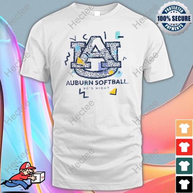 Auburn Softball War Eagle '90S Night T-Shirt