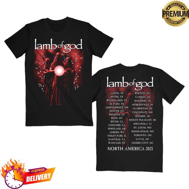 Official Lamb Of God Merch Store Black Ritual Tour Tshirt
