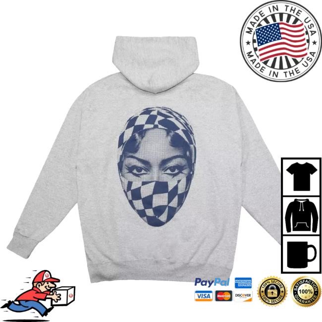 Beyonce Cowboy Carter Hoodie Grey Red White Blue Sweatshirt