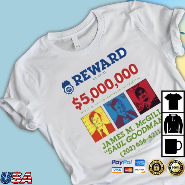 Reward Saul Goodman James M. Mcgill Hooded Sweatshirt
