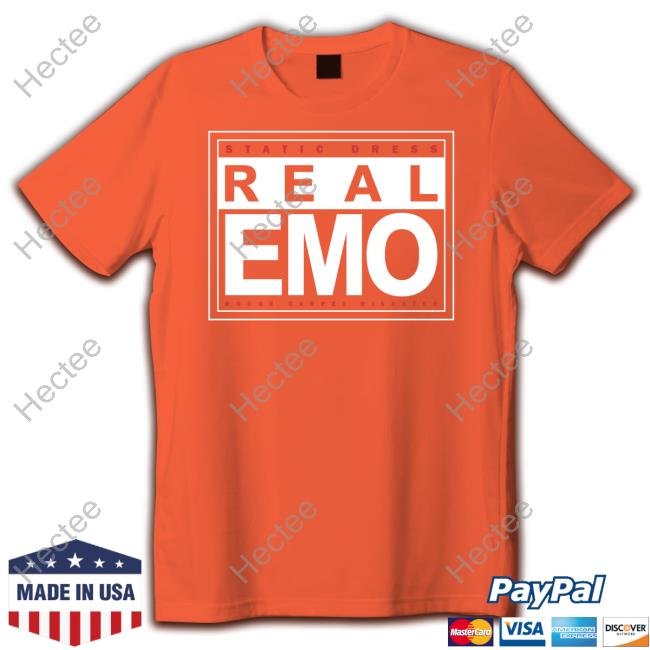 Static Dress Real Emo Shirt, T Shirt, Hoodie, Sweater, Long Sleeve T-Shirt And Tank Top