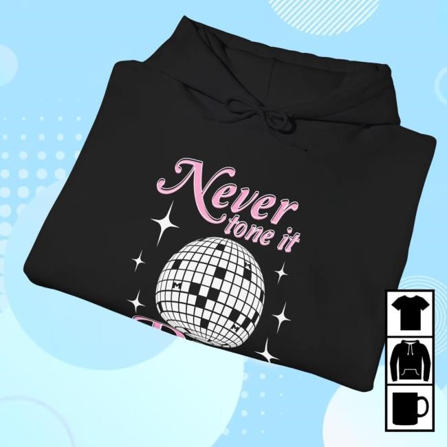 Ilona Maher Beast Beauty Brains Never Tone It Down Hooded Sweatshirt