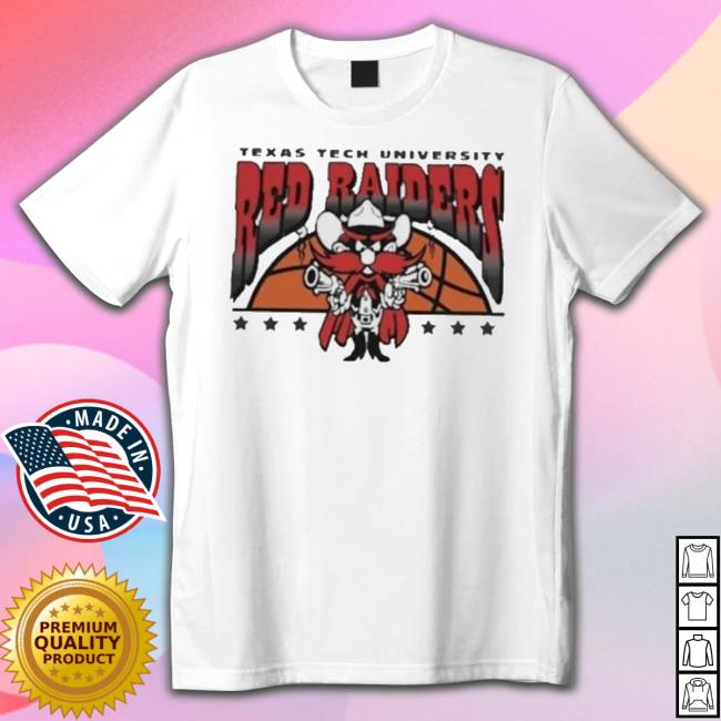 Official Retro Texas Tech Basketball Red Raiders Shirt