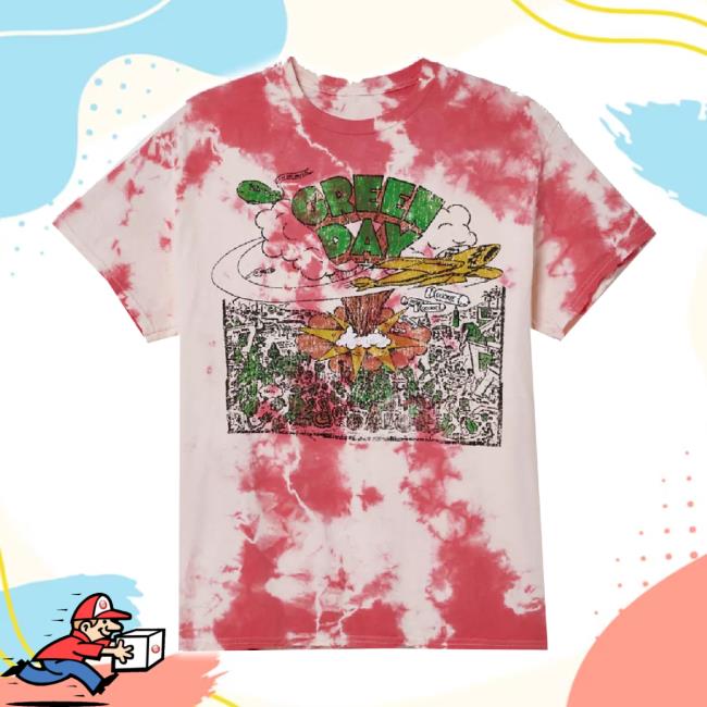 Original Green Day Dookie Tie-Dye Hoodie Sweatshirt Urbanoutfitters Shop