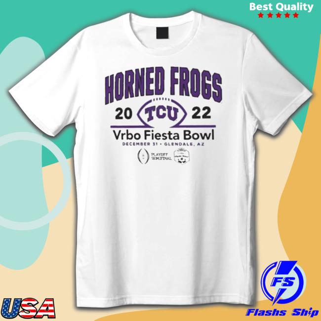 Horned Frogs 2022 Tcu Vrbo Fiesta Bowl Playoff Long Sleeve Shirt Horned Frogs 2022 Tcu Vrbo Fiesta Bowl Playoff Shirt
