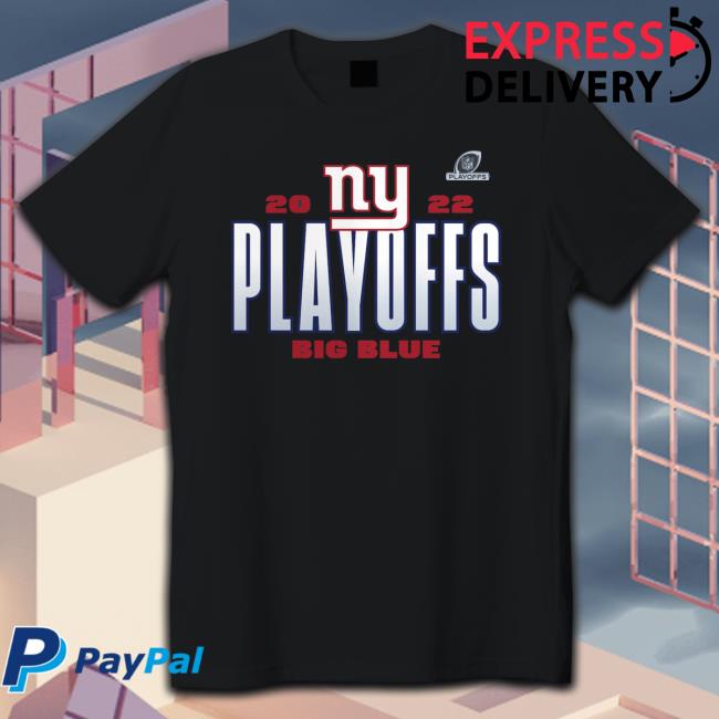 New York Giants Playoffs 2022 Big Blue Long Sleeve Shirt
