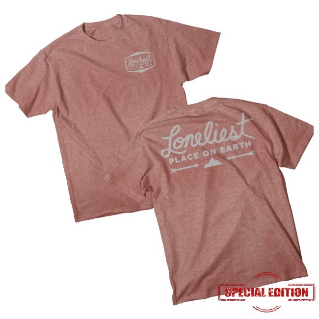Loneliest Place On Earth Merch Store Loneliest Place On Earth Arrow Heather Clay Shirt