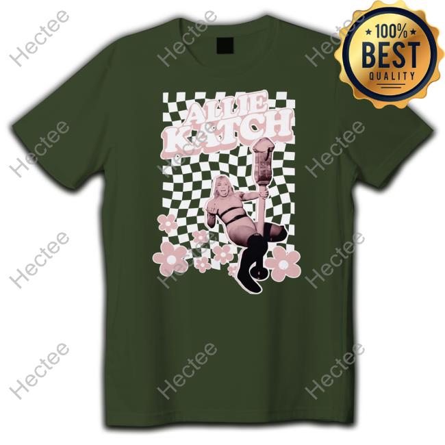 Alliekatch Merch Groovy Check Tee Shirt