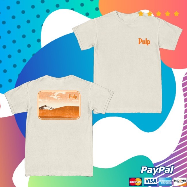 Trending Pulp Merch Postcard T-Shirt, Hoodie, Tank Top, Sweater And Long Sleeve T-Shirt Natural