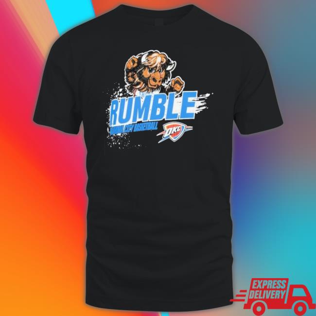 Oklahoma City Thunder Youth Mascot Ice Break Shirt