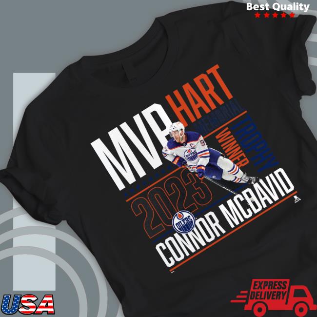 Connor Mcdavid Edmonton Oilers 2023 Hart Trophy Winner Shirt