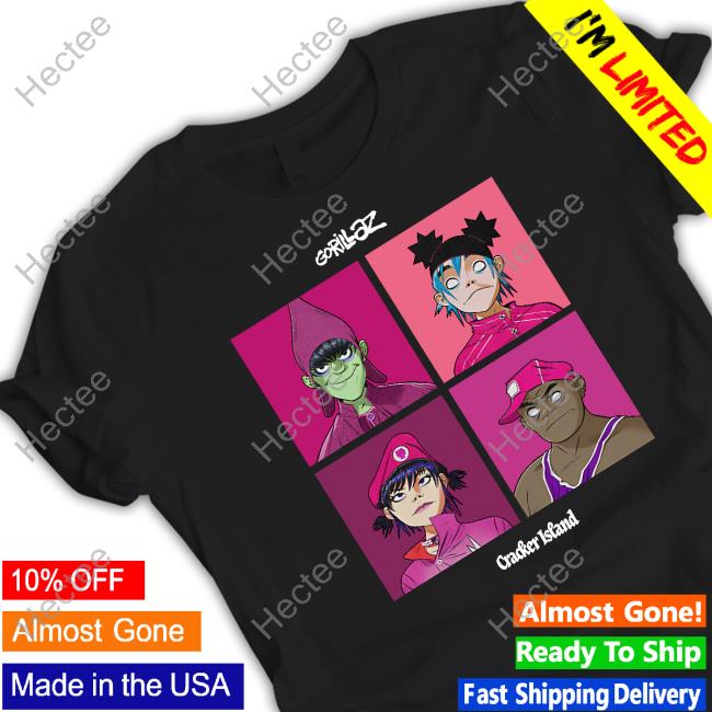 Gorillaz - Four Squares Tee Shirt