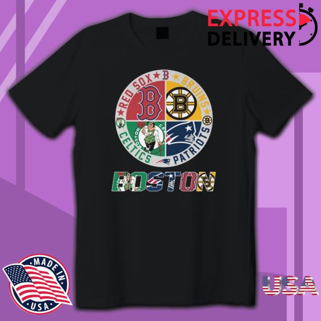 Boston Red Sox Boston Bruins Boston Celtics And New England Patriots 2023 T-Shirt