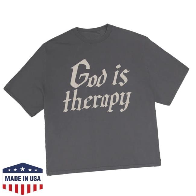 Official The Fruit Mkt Merch Store God Is Therapy Funny Shirt