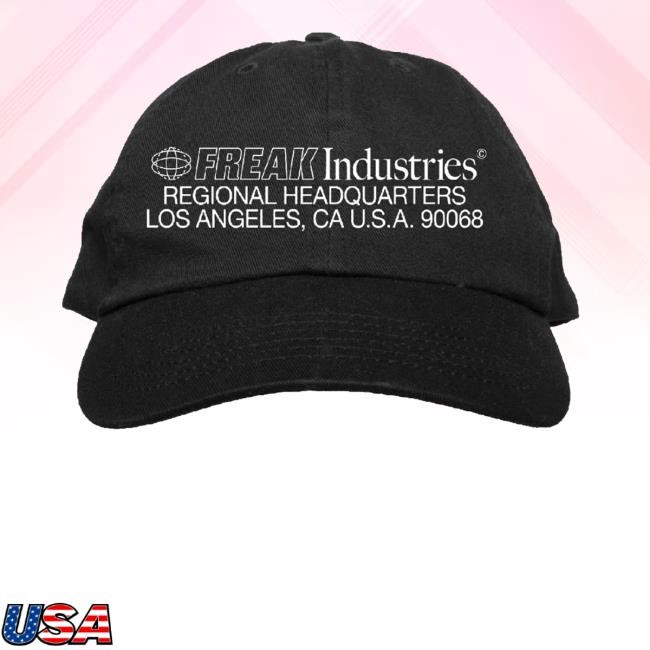 Songsforyou Merch Freak Industries Black Dad Hat