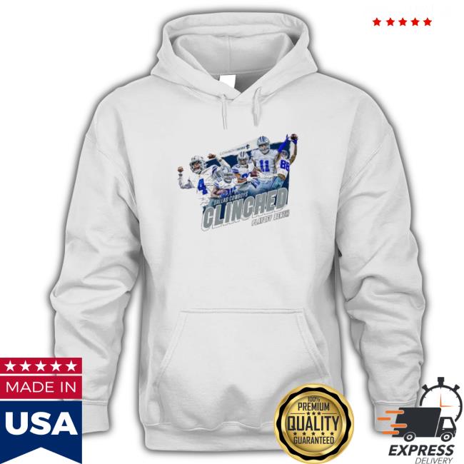 Cowboys Clinch Playoff Nfc 2022 Crewneck Sweatshirt Cowboys Clinch Playoff Nfc 2022 Long Sleeve Shirt