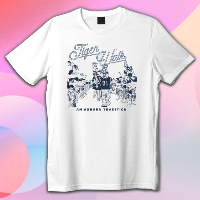 Clothing Shop The Tiger Walk White T-Shirt