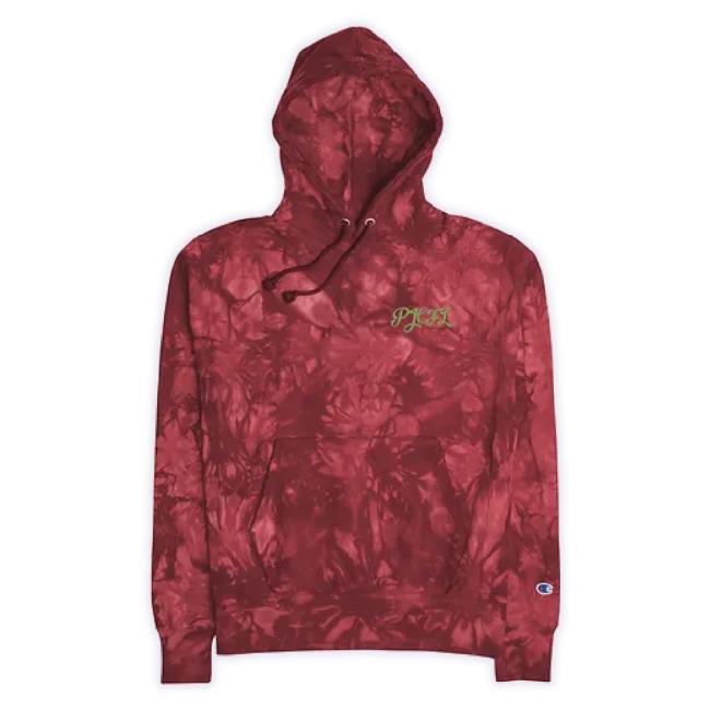 Original Tie Dye Pjcfl Unisex Champion Tie-Dye Hoodie Sweatshirt