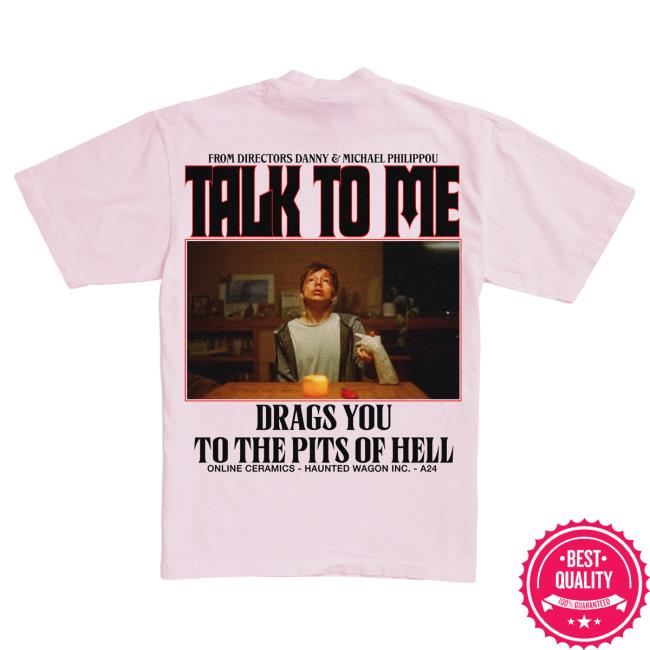 Official A24 Merch Store Online Ceramics X Talk To Me Devil’S Playground Shirts Pink A24 Shop