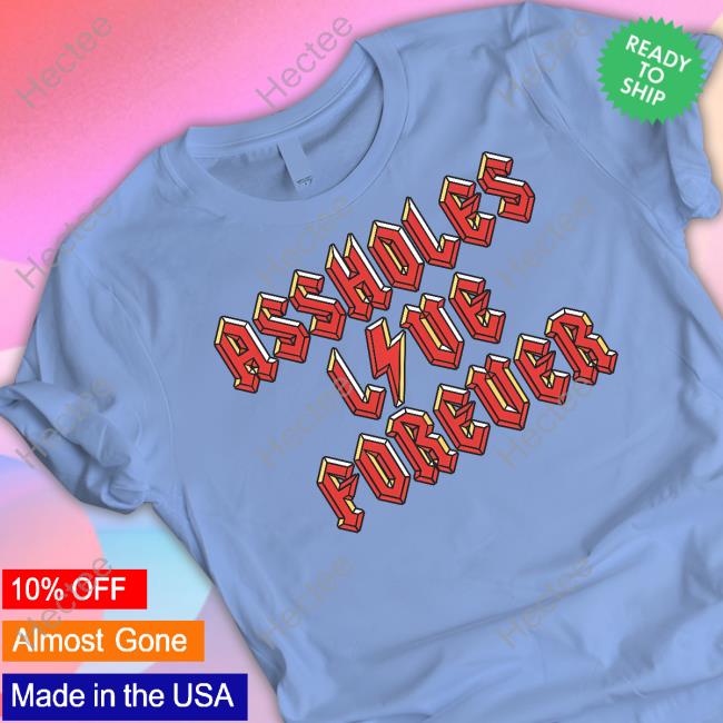 Official Assholes Live Forever X Acdc Shirt
