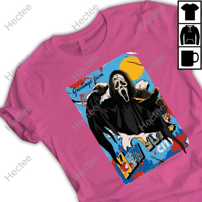 Ghost Face Greetings From Nyc New Shirt