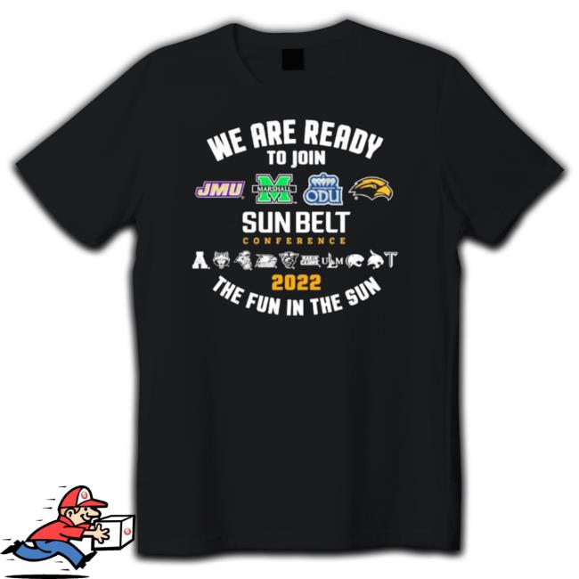 Marshall University Sun Belt Football Conference 2022 Fun In The Sun Tee Shirt
