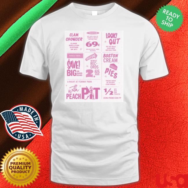 Peachpit Music Coupon - Boston Exclusive Tee