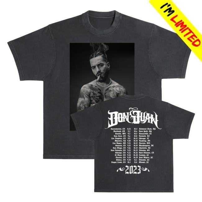 Don Juan Photo Tour Vintage Black Tank Top