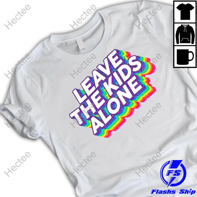 Gaysagainstgroomers Merch Leave The Kids Alone Rainbow Official