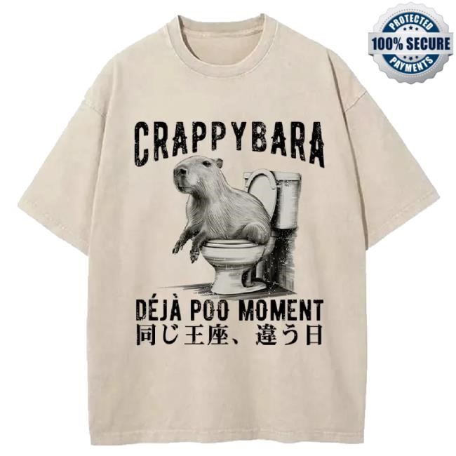 Official Tokyo-Tiger Merch Tokyo-Tiger Capybara Same Throne Different Day Washed Sweatshirt