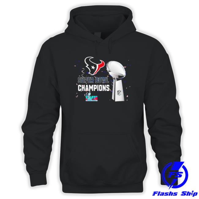 Houston Texans Super Bowl Lvii 2023 Champions T-Shirt Houston Texans Super Bowl Lvii 2023 Champions Shirt